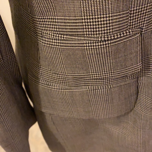 DKNY Double-breasted Glen Plaid Blazer - Picture 8 of 16